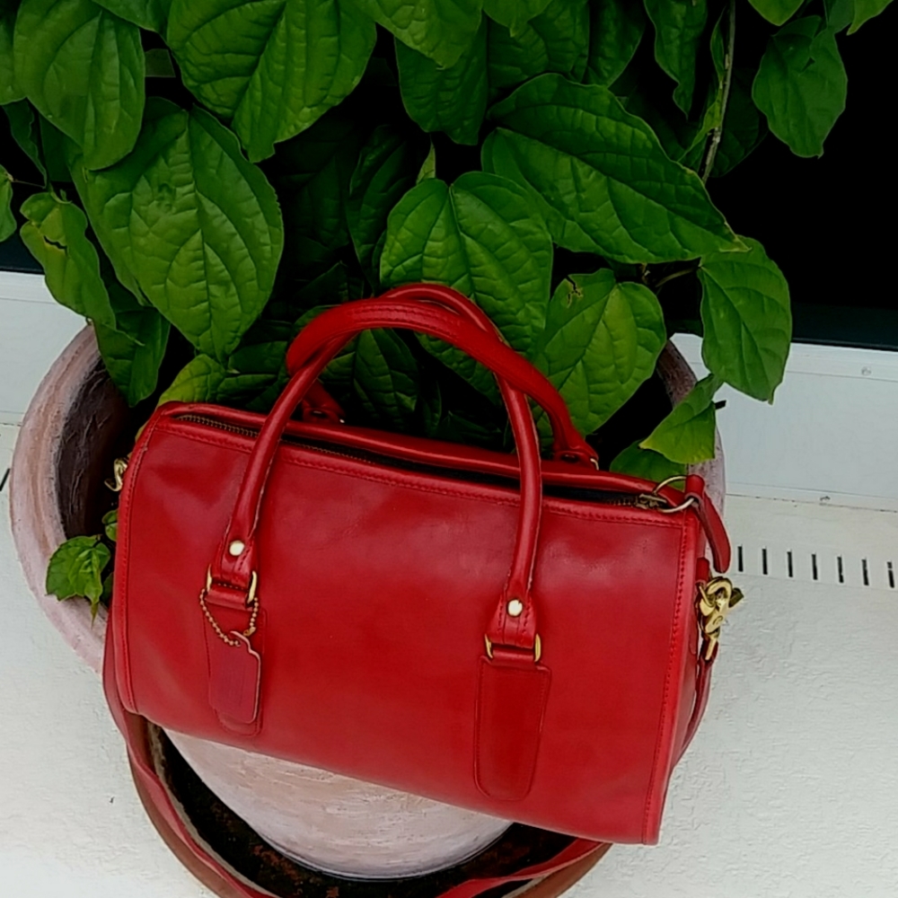 NYC VINTAGE 80's COACH LARGE MADISON SATCHEL BAG - Picture 15 of 17